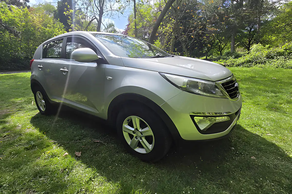 Used 2015 Kia Sportage 1 Isg Silver - Front View