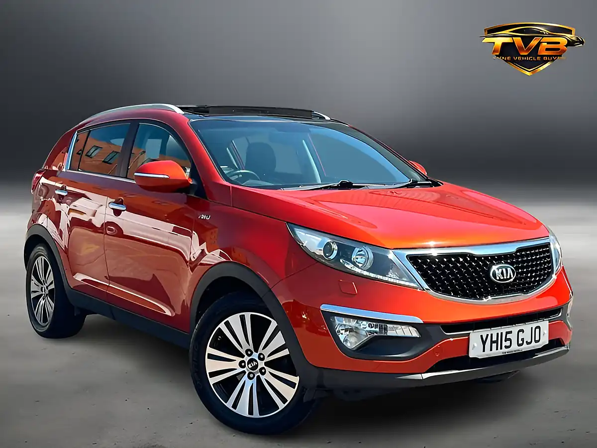 Used 2015 Kia Sportage KX-3 Sat Nav Techno Orange - Front View