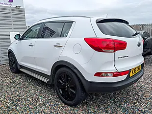 Used 2015 Kia Sportage KX-4 White - Interior and Exterior details 4
