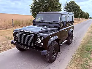 Used 2015 Land Rover Defender 90 Autobiography Station Wagon Santorini Black - Interior and Exterior details 6