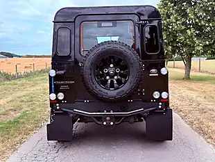 Used 2015 Land Rover Defender 90 Autobiography Station Wagon Santorini Black - Interior and Exterior details 9