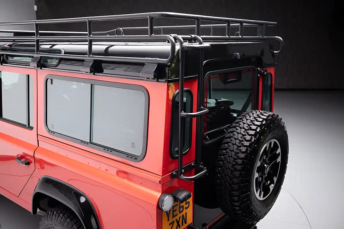 Used 2015 Land Rover Defender Adventure Station Wagon Double Cab Orange - Interior and Exterior details 11