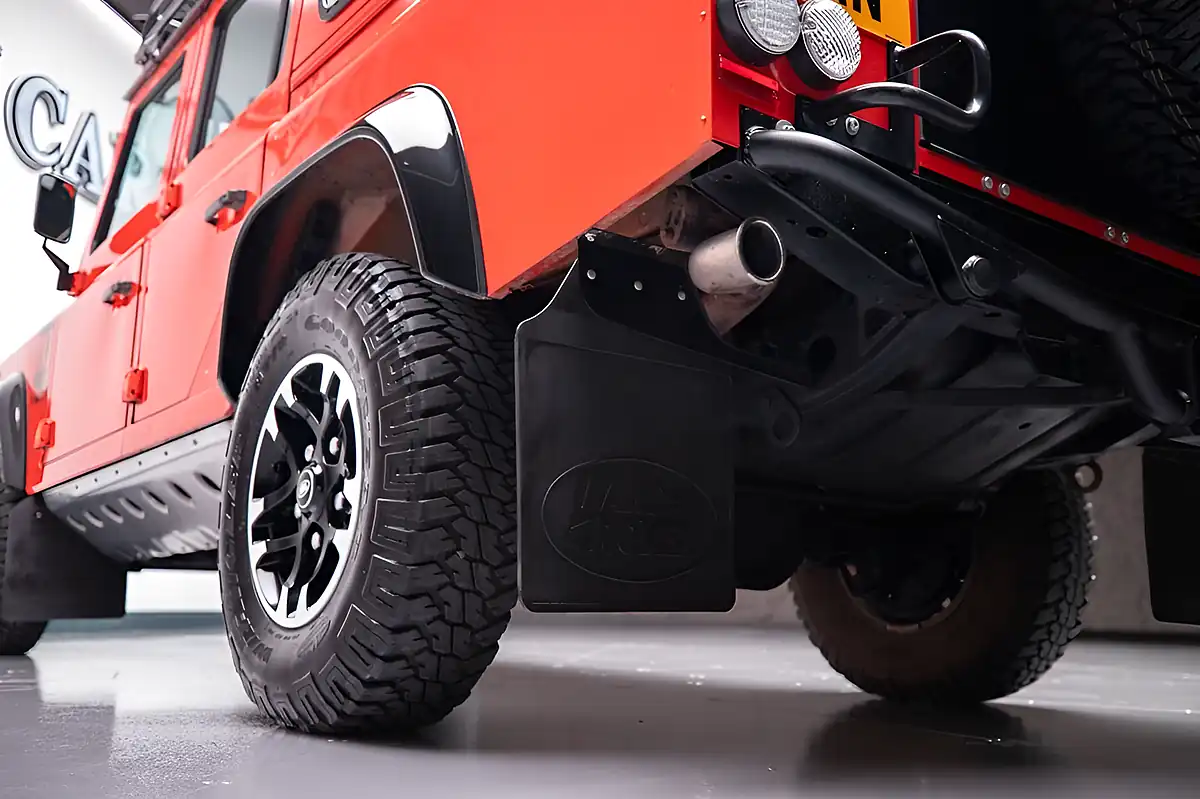 Used 2015 Land Rover Defender Adventure Station Wagon Double Cab Orange - Interior and Exterior details 12