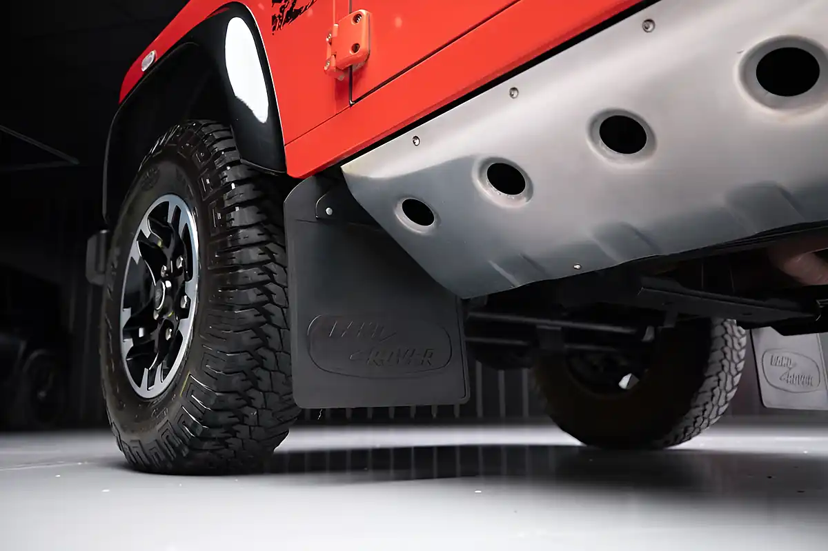 Used 2015 Land Rover Defender Adventure Station Wagon Double Cab Orange - Interior and Exterior details 13