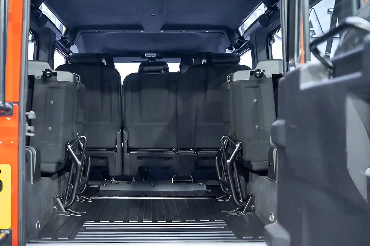 Used 2015 Land Rover Defender Adventure Station Wagon Double Cab Orange - Interior and Exterior details 16