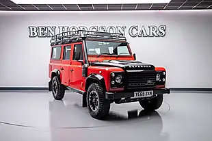 Used 2015 Land Rover Defender Adventure Station Wagon Double Cab Orange - Interior and Exterior details 2