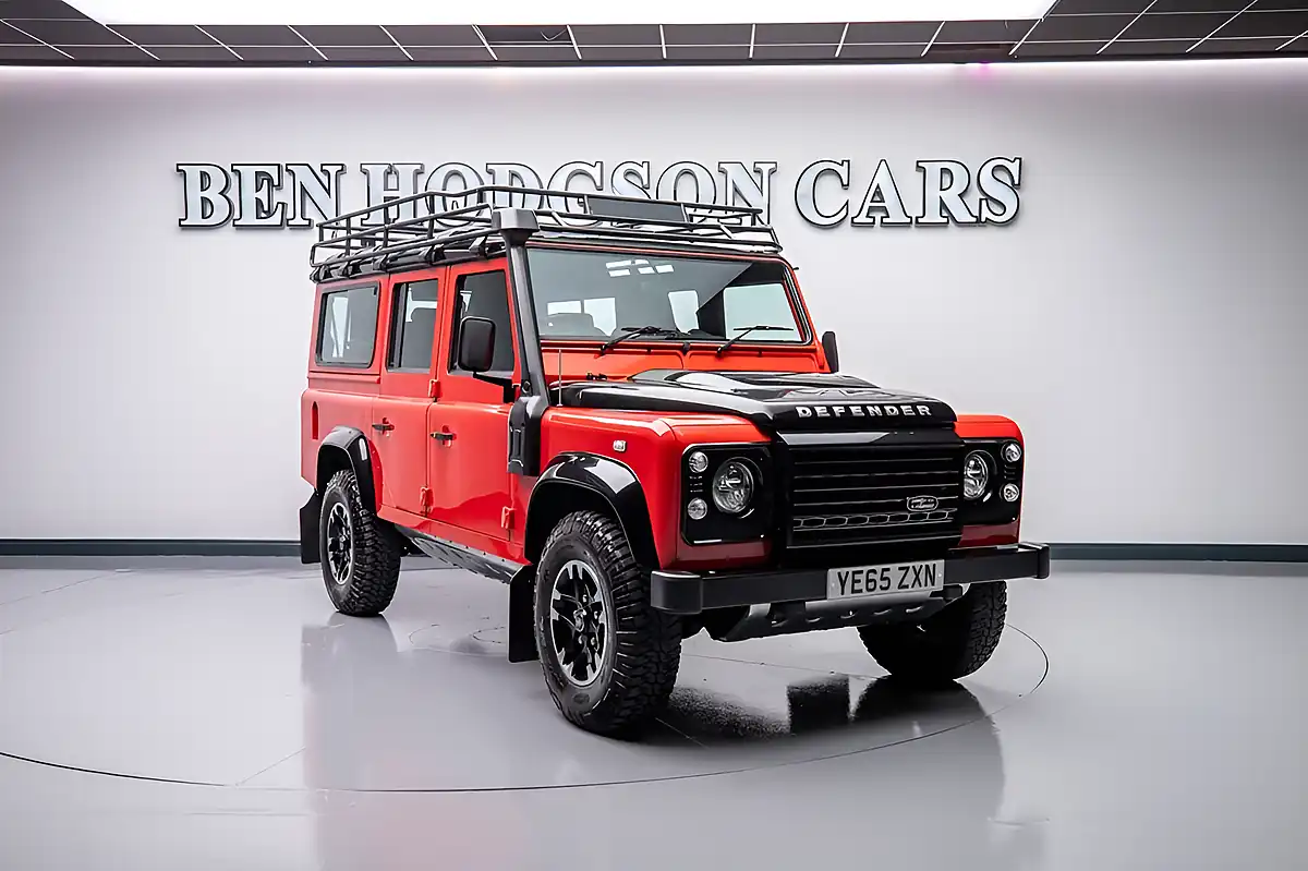 Used 2015 Land Rover Defender Adventure Station Wagon Double Cab Orange - Interior and Exterior details 2