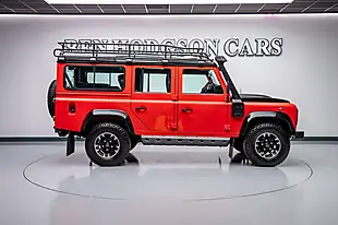 Used 2015 Land Rover Defender Adventure Station Wagon Double Cab Orange - Interior and Exterior details 4