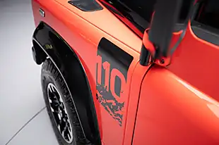 Used 2015 Land Rover Defender Adventure Station Wagon Double Cab Orange - Interior and Exterior details 9