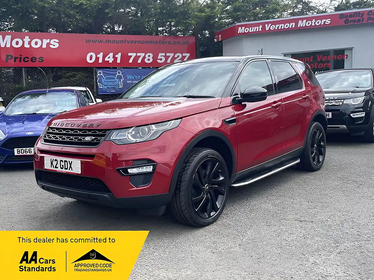 Used 2015 Land Rover Discovery Sport Hse Black Red - Front View