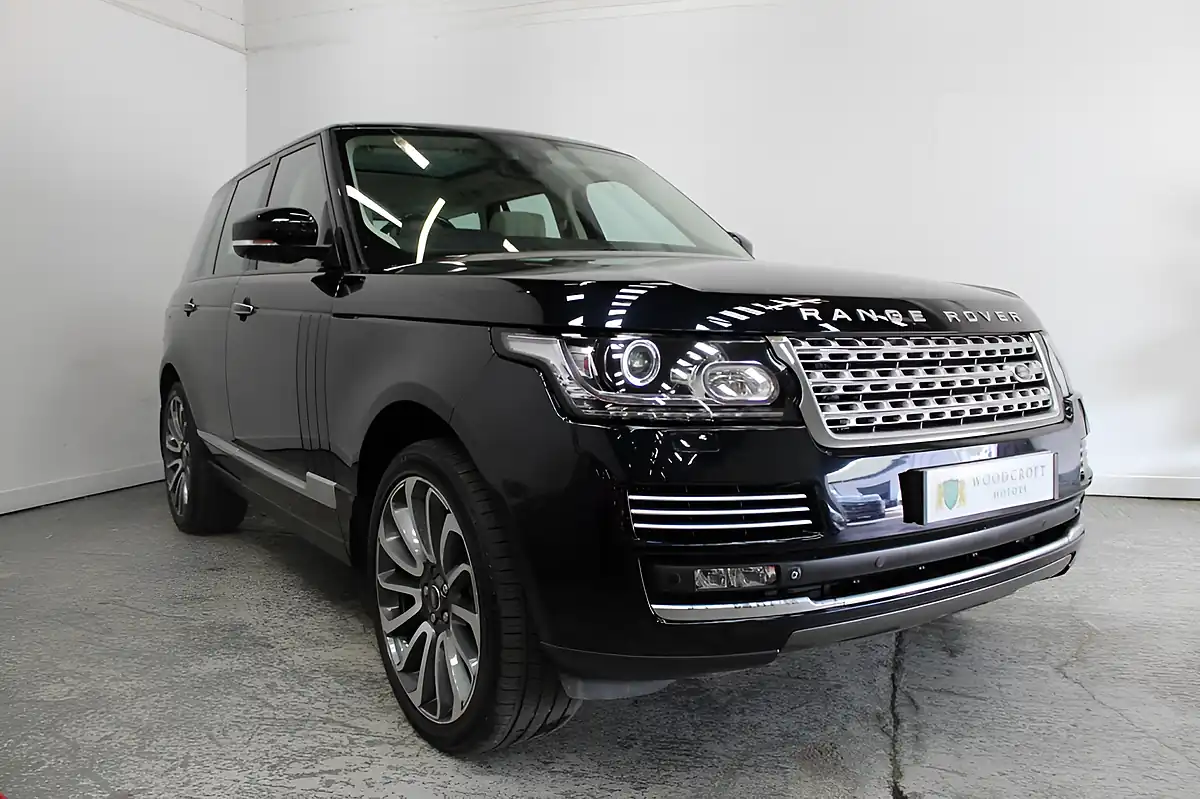 Used 2015 Land Rover Range Rover Autobiography Black - Front View