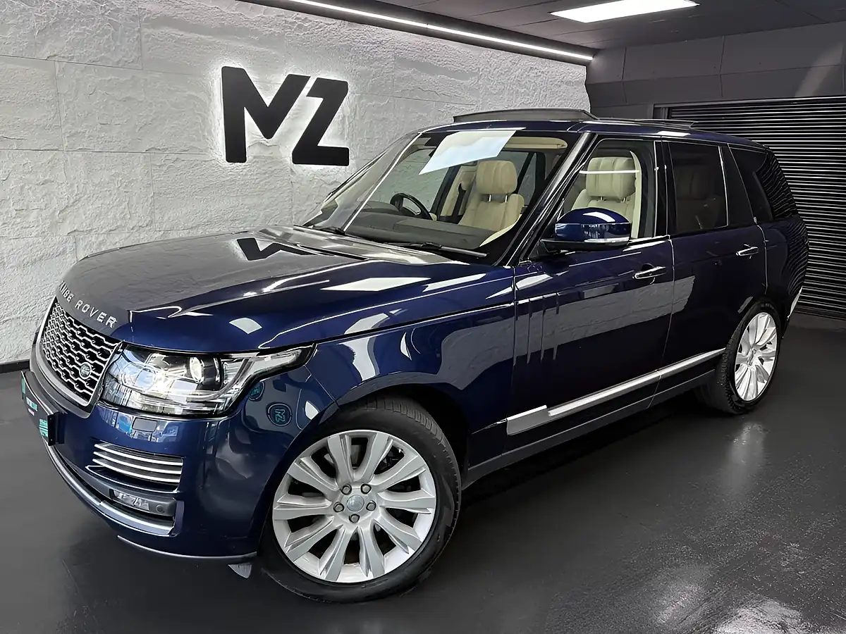 Used 2015 Land Rover Range Rover Autobiography Blue - Front View