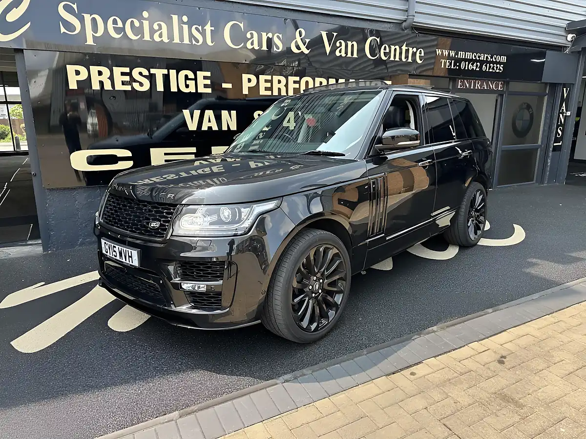 Used 2015 Land Rover Range Rover Autobiography Santorini Black Metallic - Front View