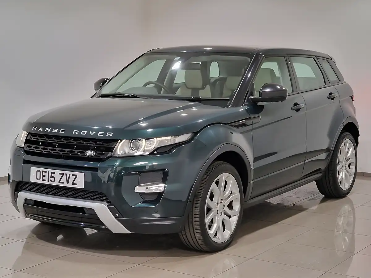 Used 2015 Land Rover Range Rover Evoque Dynamic Lux Aintree Green - Interior and Exterior details 3