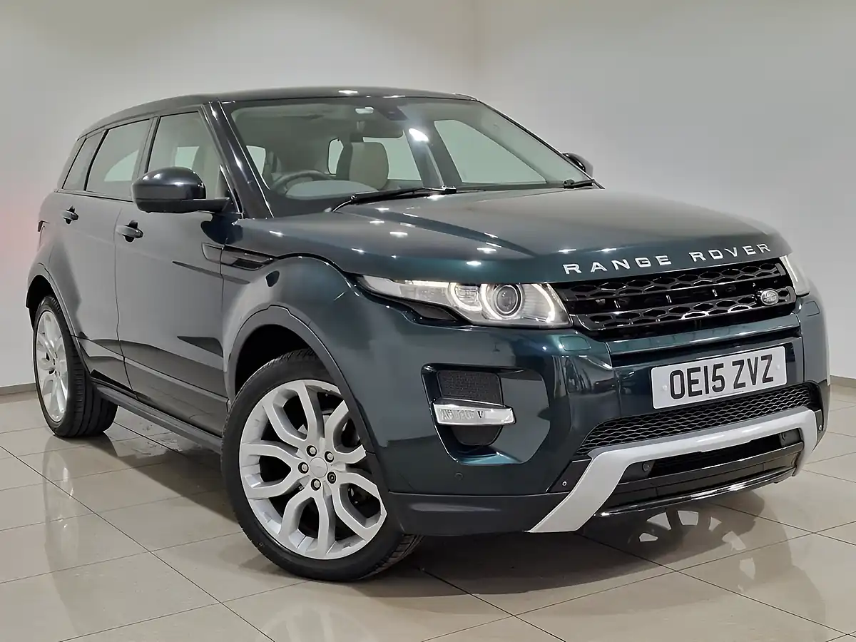 Used 2015 Land Rover Range Rover Evoque Dynamic Lux Aintree Green - Interior and Exterior details 7