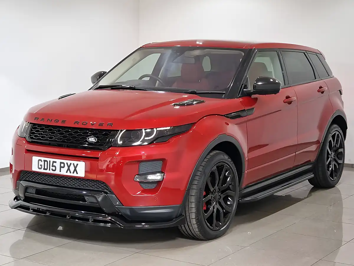 Used 2015 Land Rover Range Rover Evoque Dynamic Lux Firenze Red - Interior and Exterior details 3