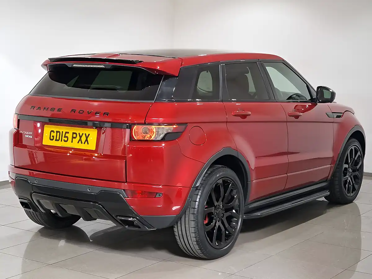 Used 2015 Land Rover Range Rover Evoque Dynamic Lux Firenze Red - Interior and Exterior details 6