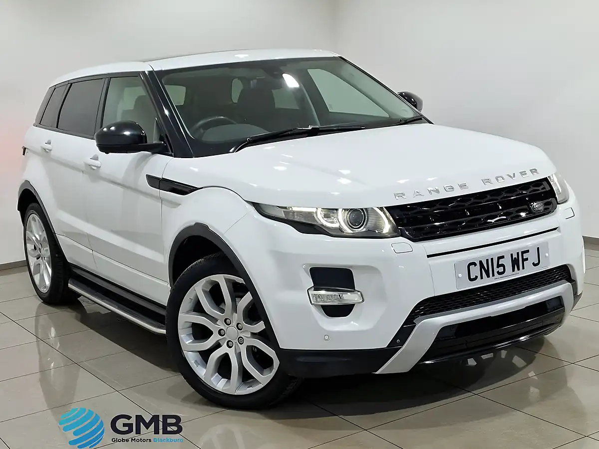 Used 2015 Land Rover Range Rover Evoque Dynamic Lux Fuji White - Front View