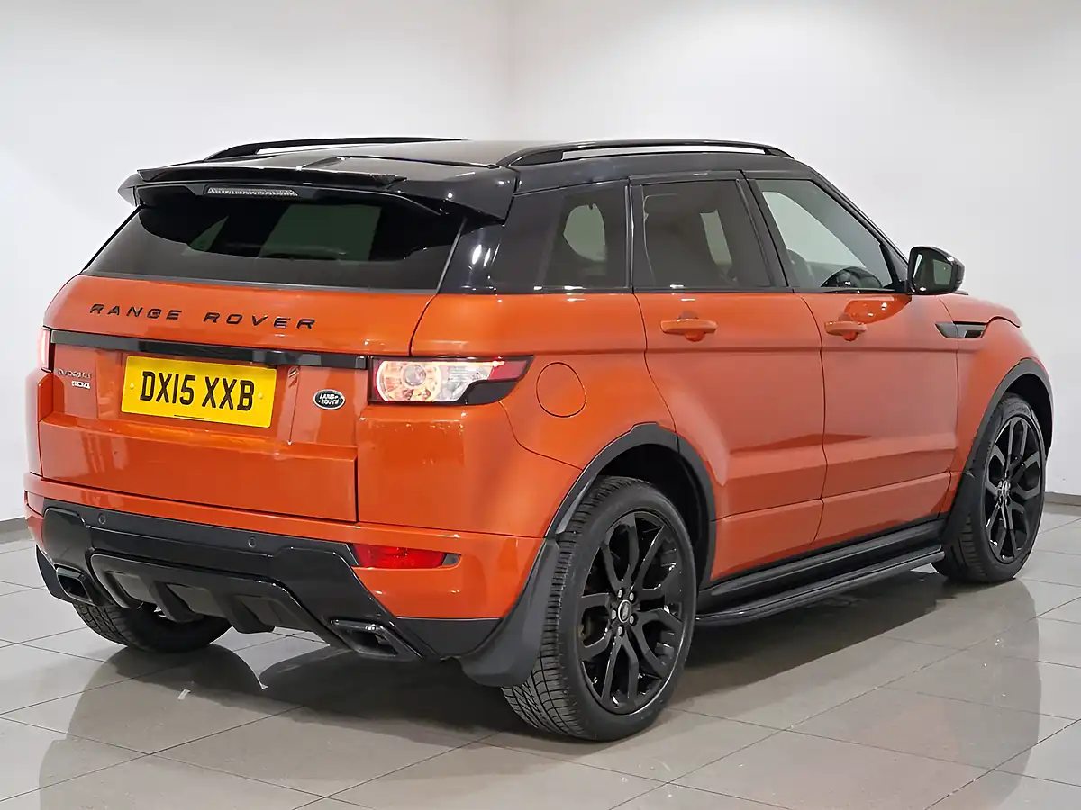 Used 2015 Land Rover Range Rover Evoque Dynamic Special Edition Orange - Interior and Exterior details 6