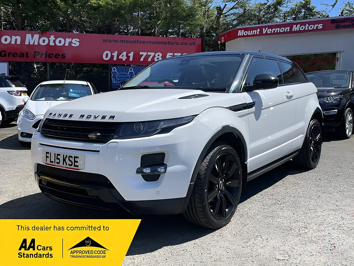 Used 2015 Land Rover Range Rover Evoque Dynamic White - Front View