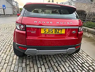 Used 2015 Land Rover Range Rover Evoque Pure Tech Firenze Red - Interior and Exterior details 11