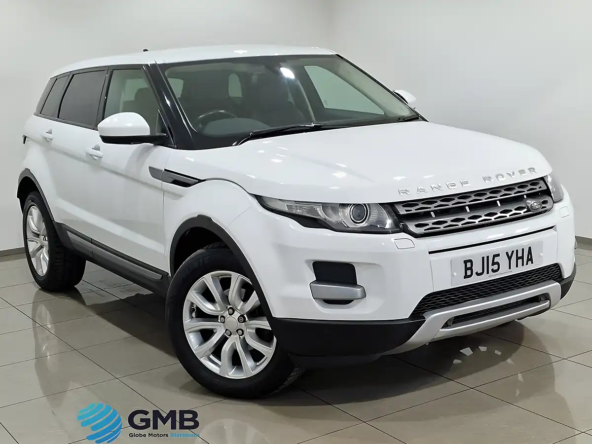 Used 2015 Land Rover Range Rover Evoque Pure Tech White - Front View