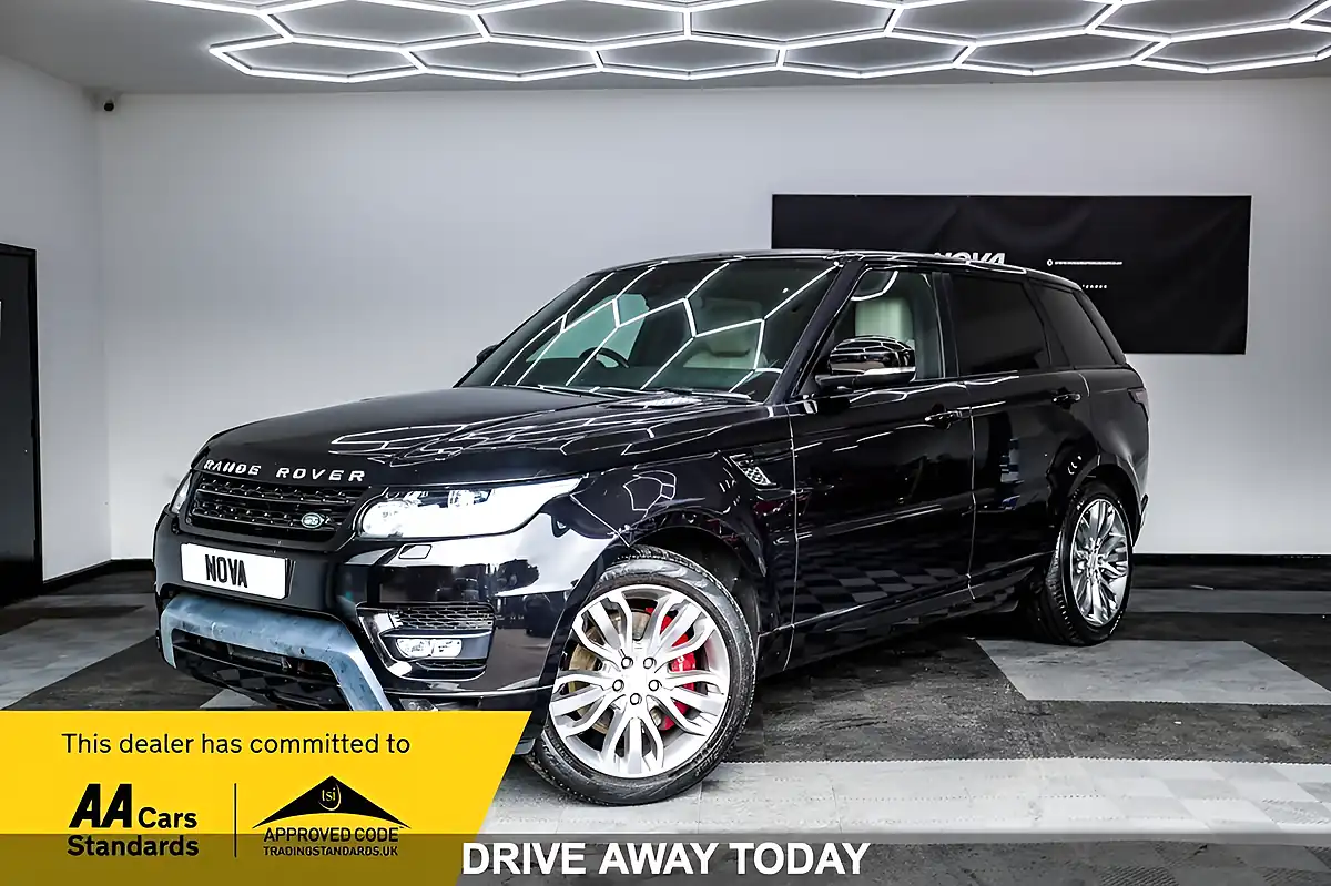 Used 2015 Land Rover Range Rover Sport Autobiography Dynamic Black - Front View