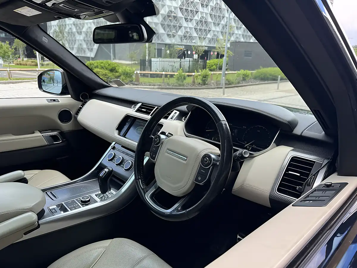 Used 2015 Land Rover Range Rover Sport Autobiography Dynamic Blue - Interior and Exterior details 12