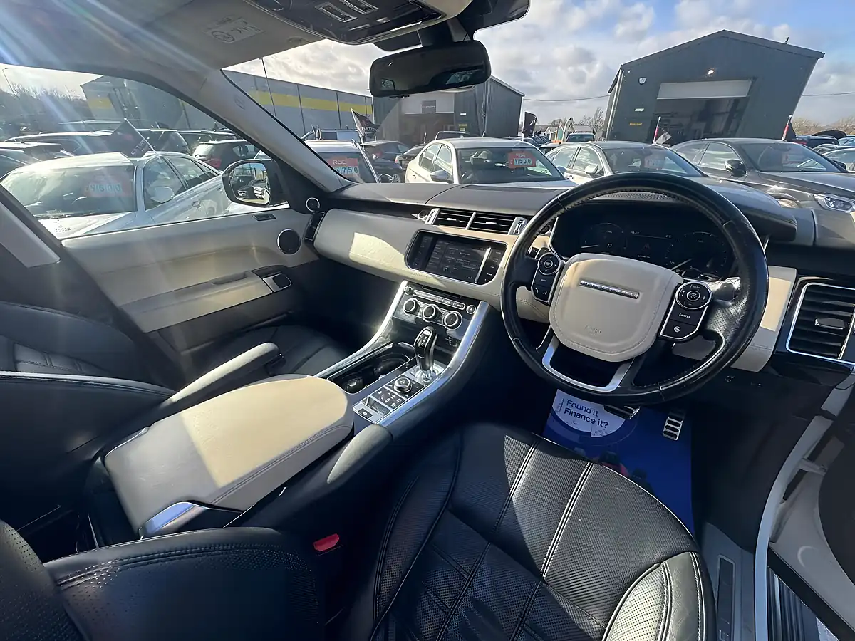 Used 2015 Land Rover Range Rover Sport Autobiography Dynamic White - Interior and Exterior details 14