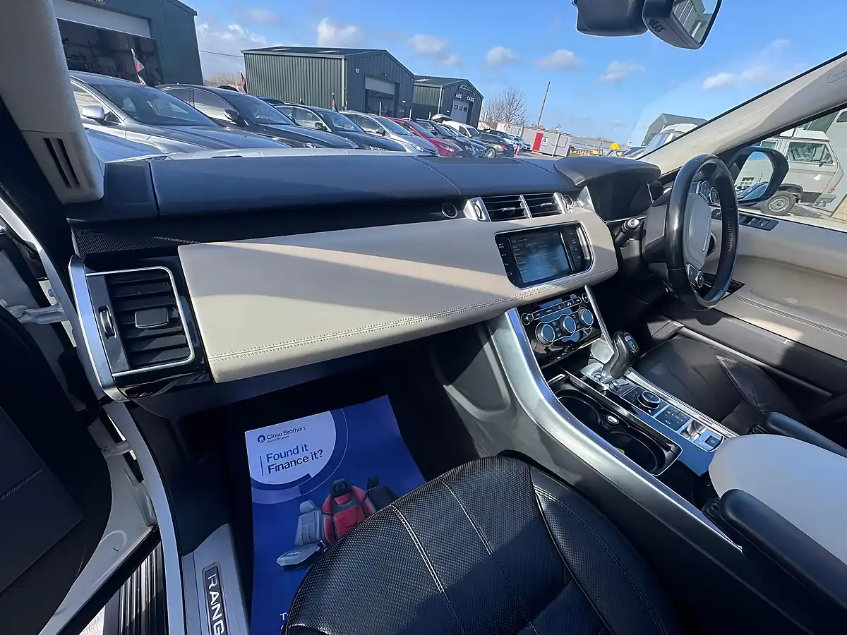 Used 2015 Land Rover Range Rover Sport Autobiography Dynamic White - Interior and Exterior details 16