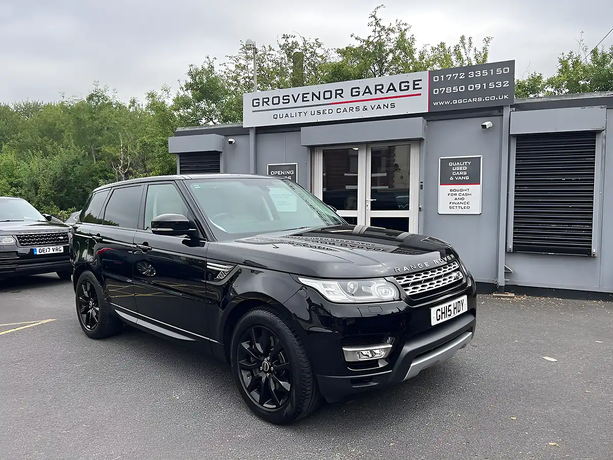 Used 2015 Land Rover Range Rover Sport Hse Santorini Black - Front View