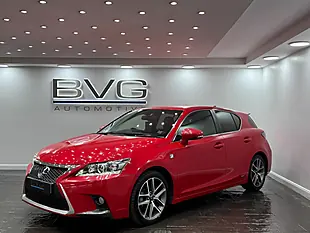 Used 2015 Lexus Ct F Sport Red - Interior and Exterior details 5