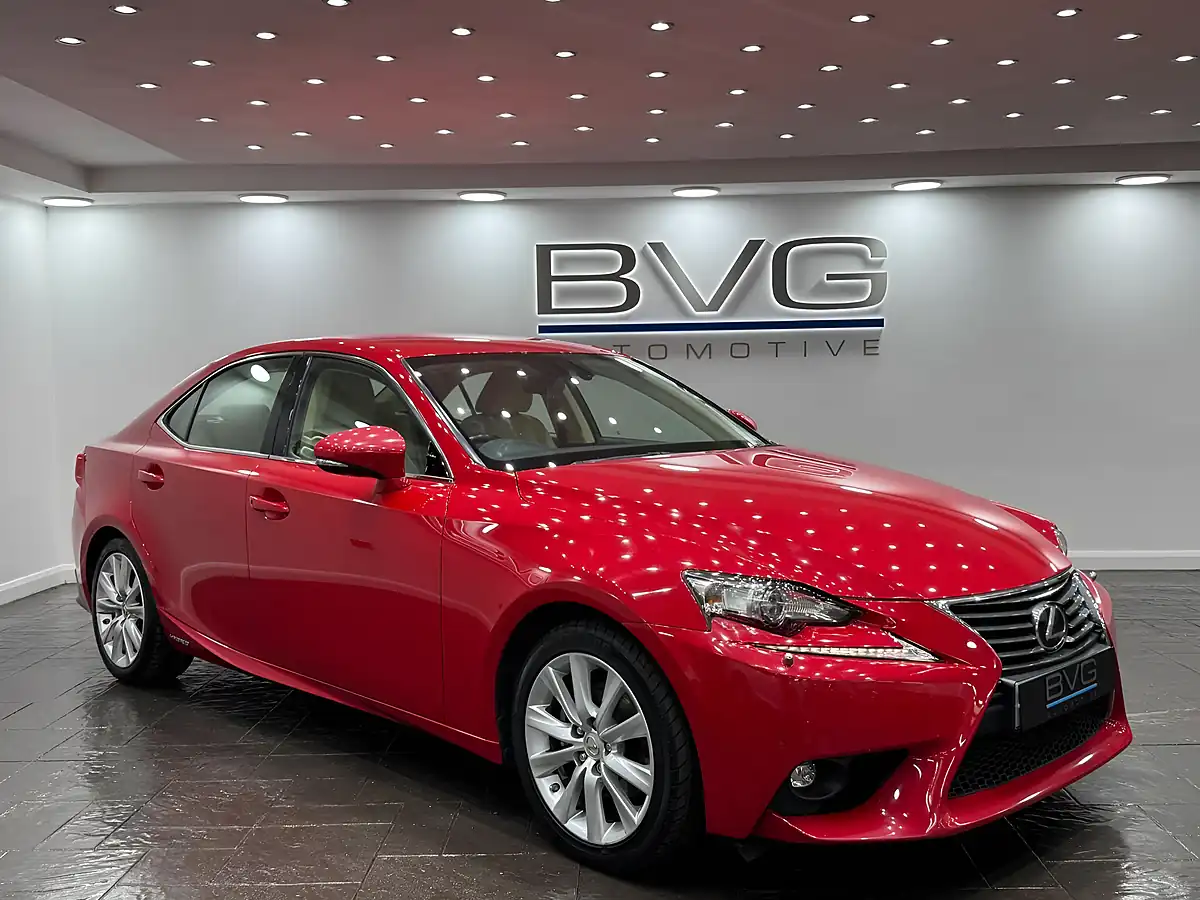 Used 2015 Lexus Is Advance Red - Front View