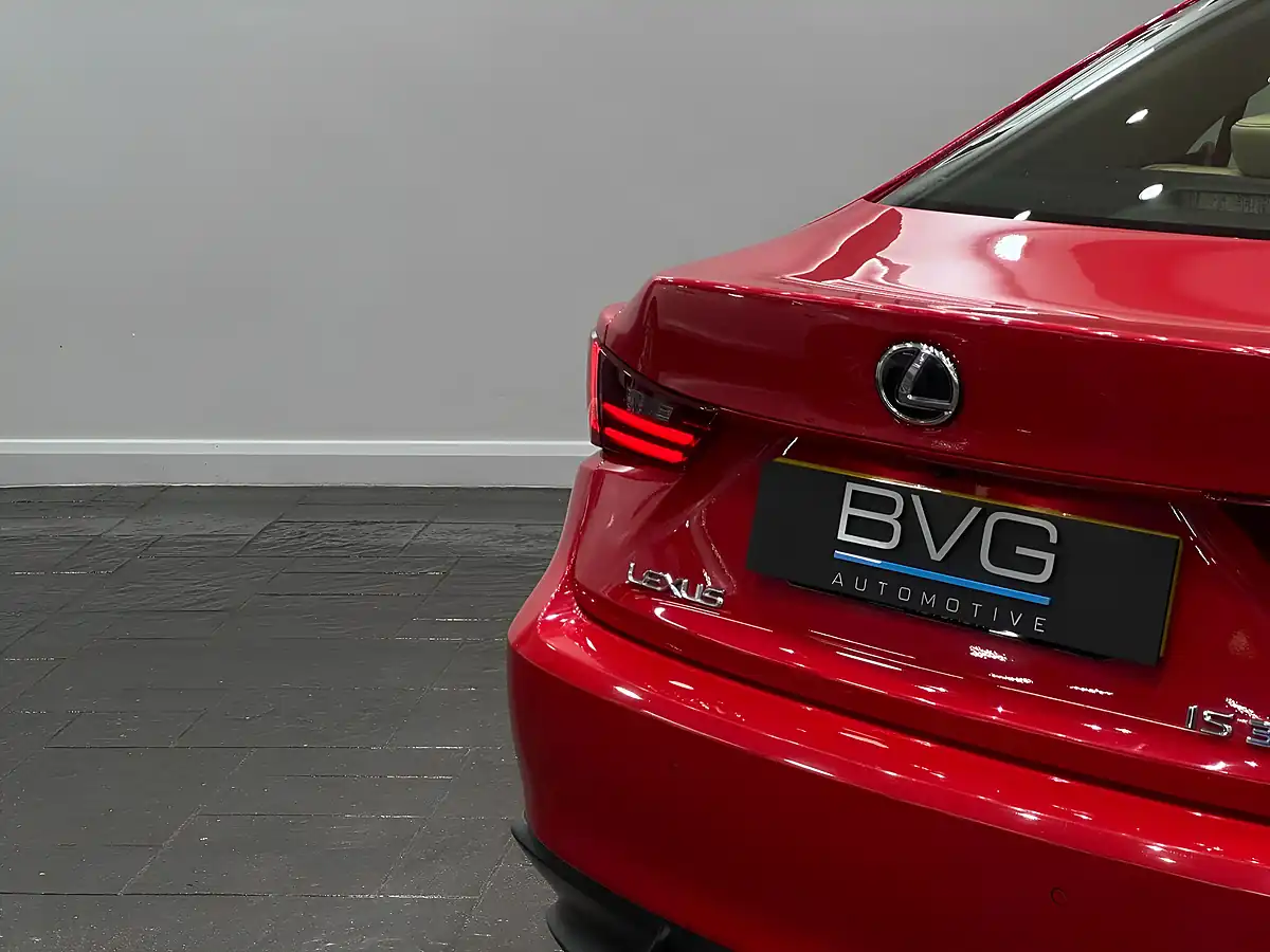 Used 2015 Lexus Is Advance Red - Interior and Exterior details 12