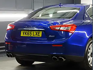 Used 2015 Maserati Ghibli Blu Emozione (blue) - Interior and Exterior details 11