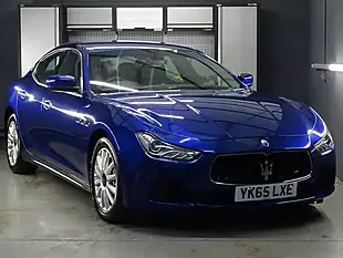 Used 2015 Maserati Ghibli Blu Emozione (blue) - Interior and Exterior details 2
