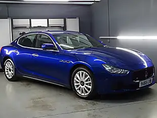 Used 2015 Maserati Ghibli Blu Emozione (blue) - Interior and Exterior details 3