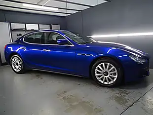 Used 2015 Maserati Ghibli Blu Emozione (blue) - Interior and Exterior details 4