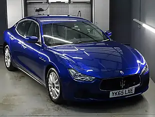 Used 2015 Maserati Ghibli Blu Emozione (blue) - Interior and Exterior details 5