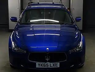 Used 2015 Maserati Ghibli Blu Emozione (blue) - Interior and Exterior details 6