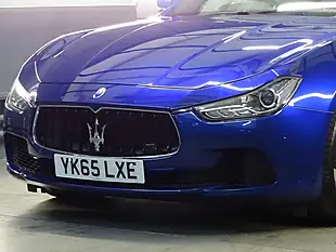 Used 2015 Maserati Ghibli Blu Emozione (blue) - Interior and Exterior details 7