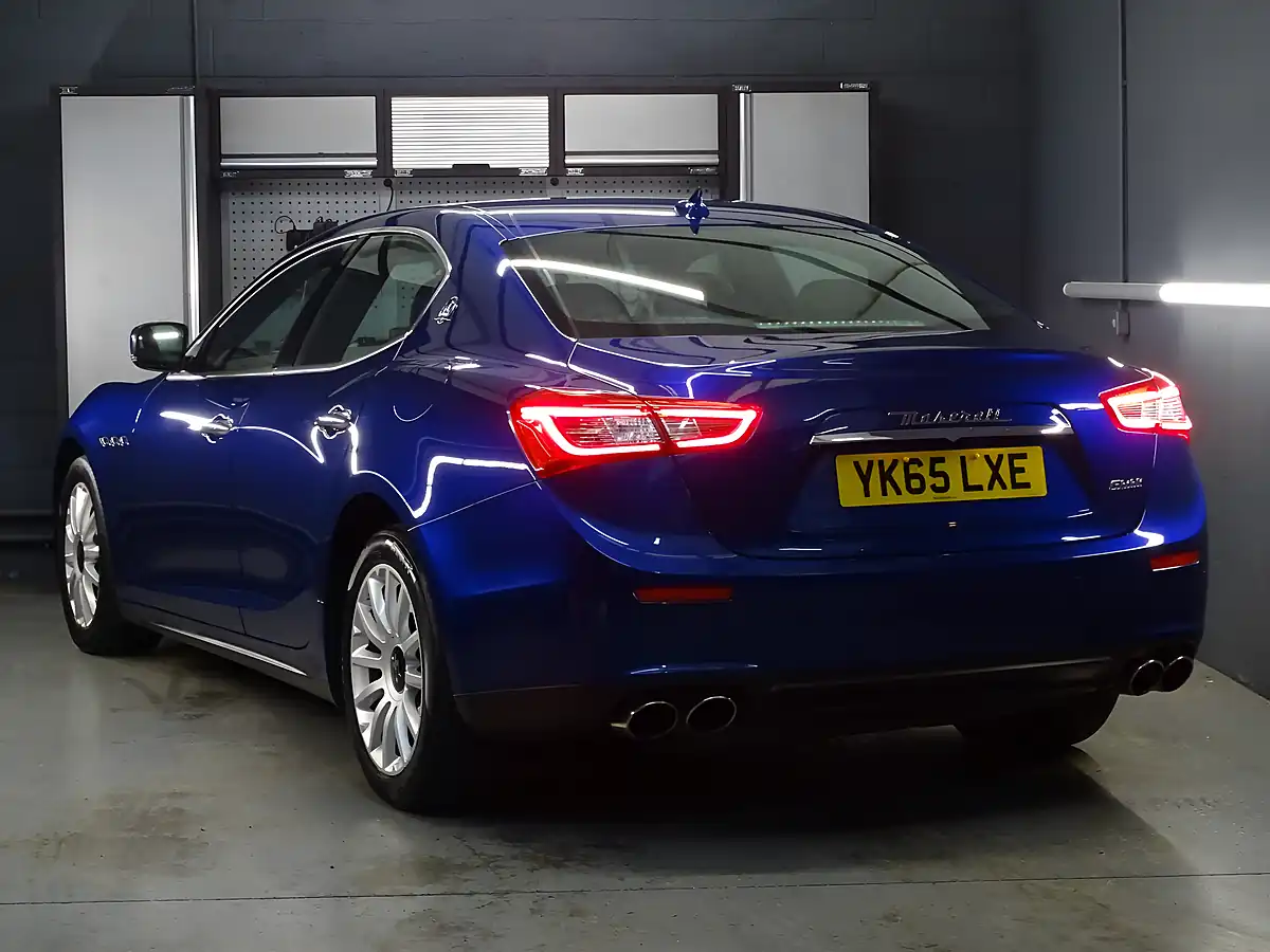 Used 2015 Maserati Ghibli Blu Emozione (blue) - Interior and Exterior details 8