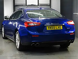 Used 2015 Maserati Ghibli Blu Emozione (blue) - Interior and Exterior details 9