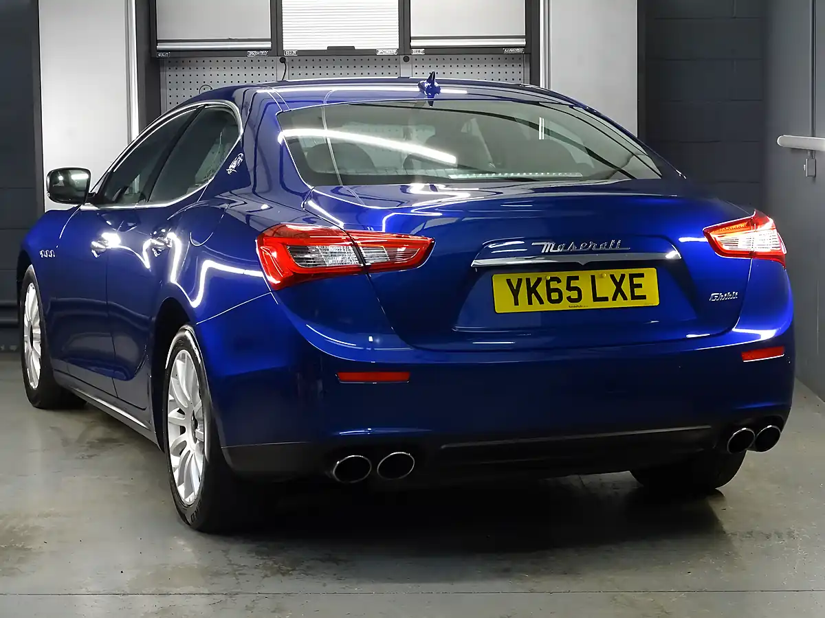Used 2015 Maserati Ghibli Blu Emozione (blue) - Interior and Exterior details 9