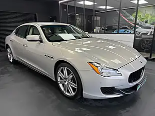 Used 2015 Maserati Quattroporte S Silver/Beige - Interior and Exterior details 12
