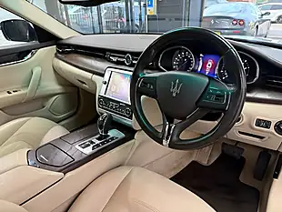 Used 2015 Maserati Quattroporte S Silver/Beige - Interior and Exterior details 5