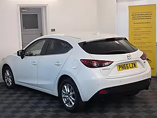 Used 2015 Mazda 3 Se-L Nav White - Interior and Exterior details 6