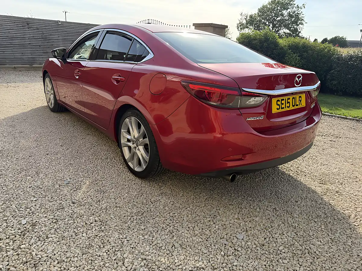 Used 2015 Mazda 6 Sport Nav Pearl Red Metallic - Interior and Exterior details 4