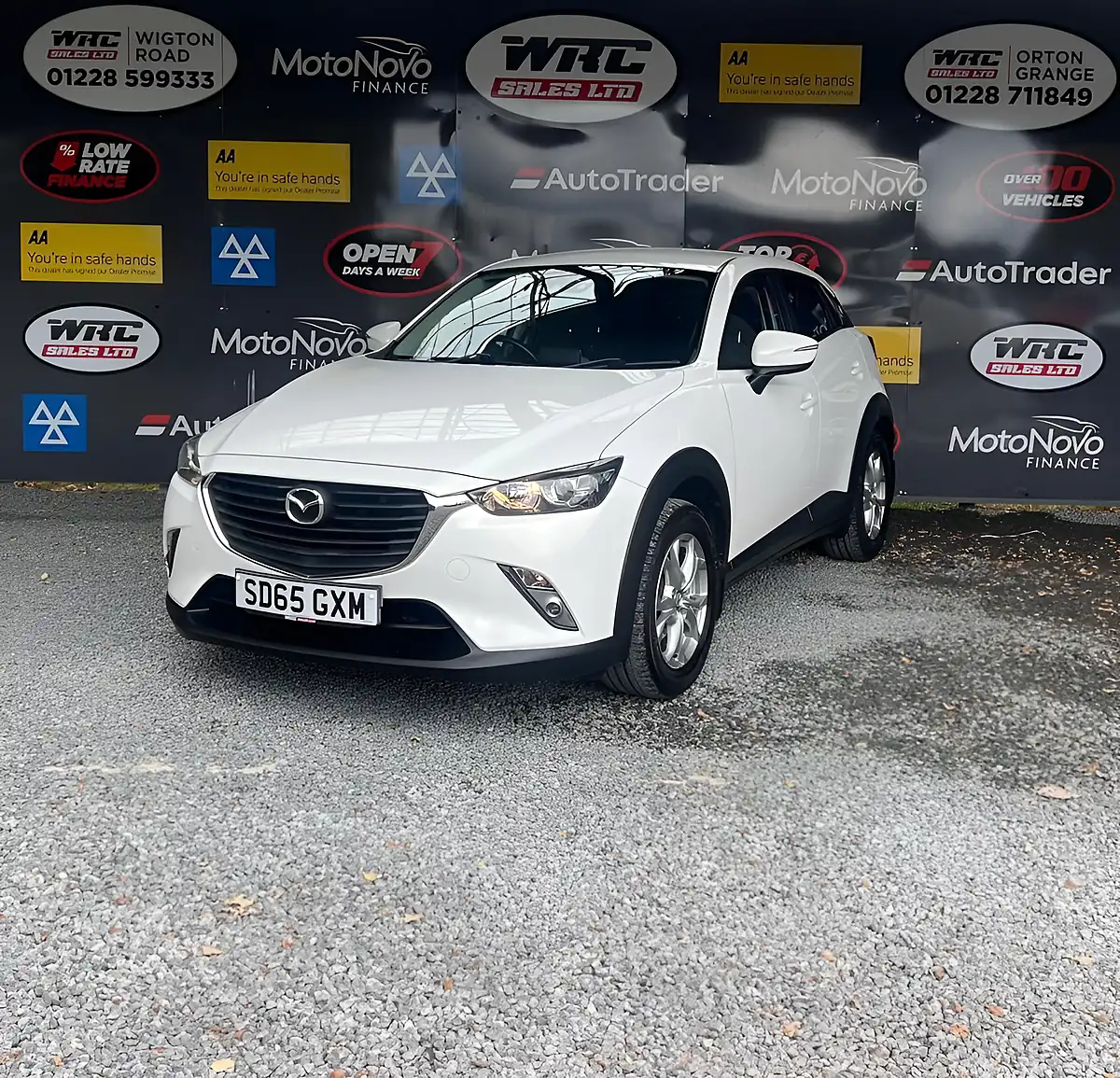 Used 2015 Mazda CX-3 Se-L Nav White - Front View