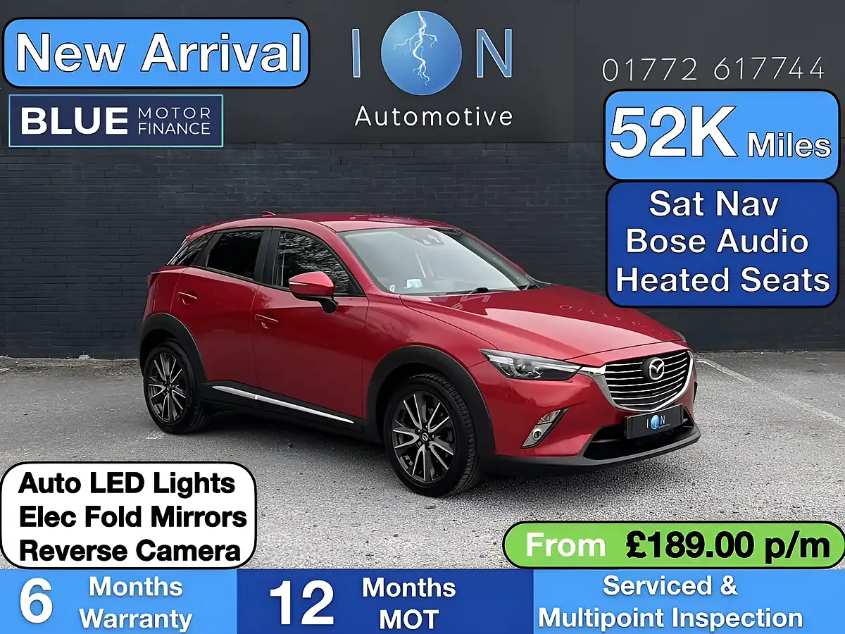 Used 2015 Mazda CX-3 Sport Nav Soul Red Metallic - Front View